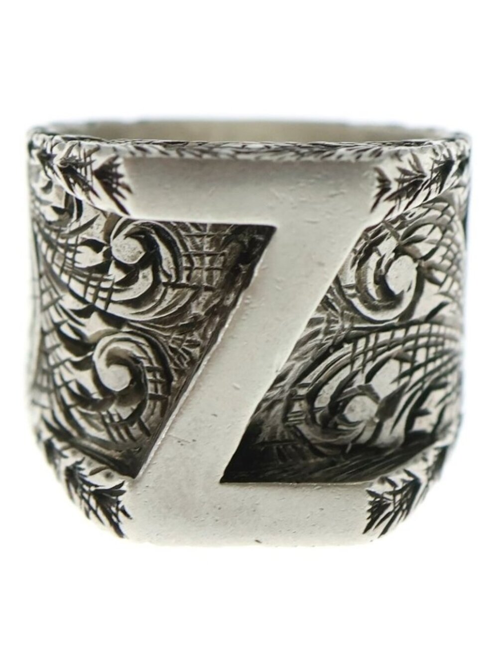 Gucci Alphabet Letter Ring Silver XL - Picture 5 of 7